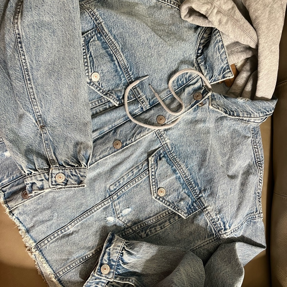 Cropped jean jacket from American Eagle Outfitters